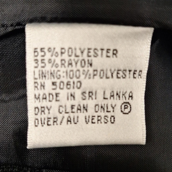 Kasper Vintage Y2K Old Hollywood Glamour Black Preppy Shift Dress Size 4P - Picture 7 of 7